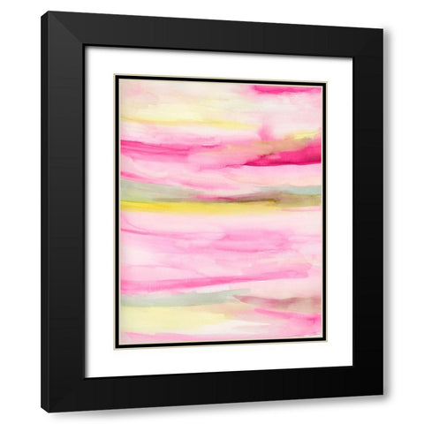 Sparkling II Black Modern Wood Framed Art Print with Double Matting by Essue, Christina