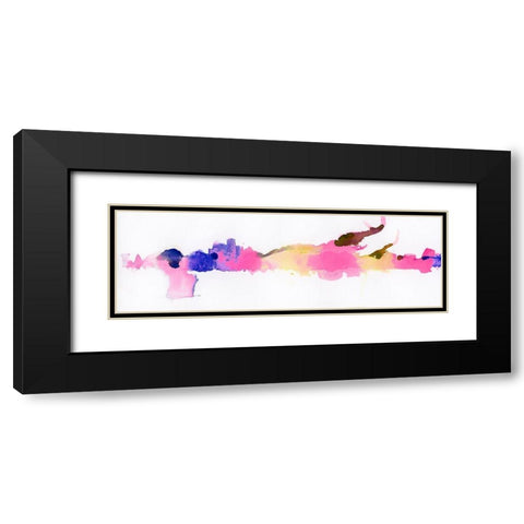 Fringe III Black Modern Wood Framed Art Print with Double Matting by Essue, Christina