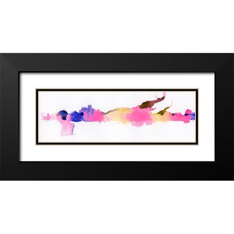 Fringe III Black Modern Wood Framed Art Print with Double Matting by Essue, Christina