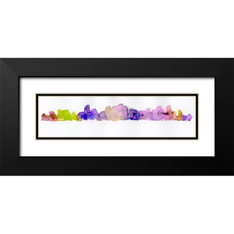 Mist II Black Modern Wood Framed Art Print with Double Matting by Essue, Christina