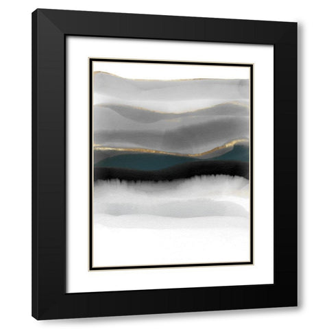Impressions  Black Modern Wood Framed Art Print with Double Matting by Essue, Christina