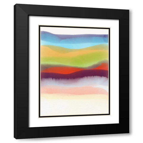 Impressions  Black Modern Wood Framed Art Print with Double Matting by Essue, Christina