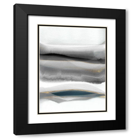 Sequence  Black Modern Wood Framed Art Print with Double Matting by Essue, Christina