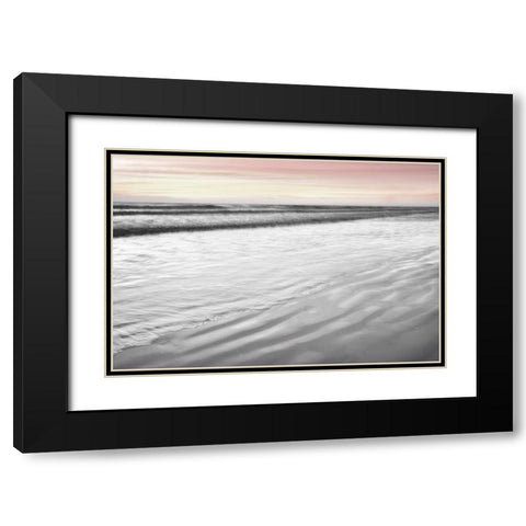 Silver Waters  Black Modern Wood Framed Art Print with Double Matting by Connolly, Karin