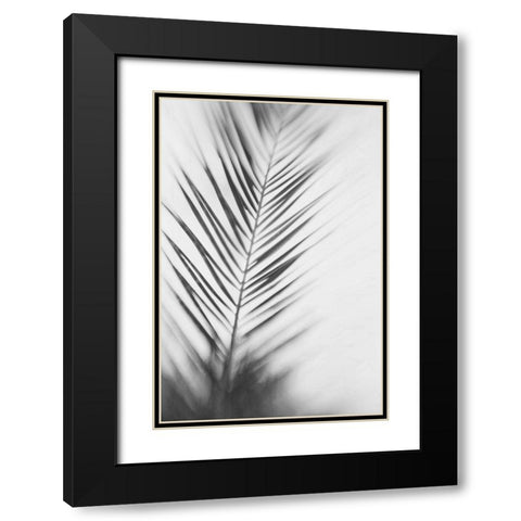 Shade I - B and W Black Modern Wood Framed Art Print with Double Matting by McDonald, Catherine