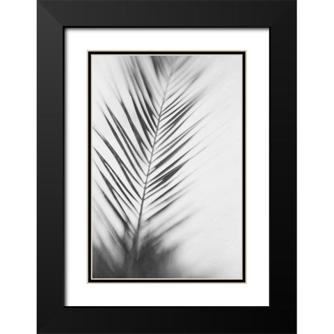 Shade I - B and W Black Modern Wood Framed Art Print with Double Matting by McDonald, Catherine