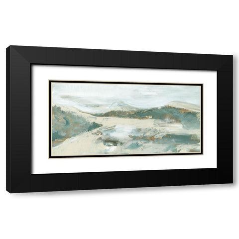 Spring Ski MountianÂ  Black Modern Wood Framed Art Print with Double Matting by Project C