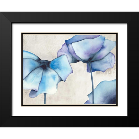 Poppy Avenue I Black Modern Wood Framed Art Print with Double Matting by Hendrick, Cathy