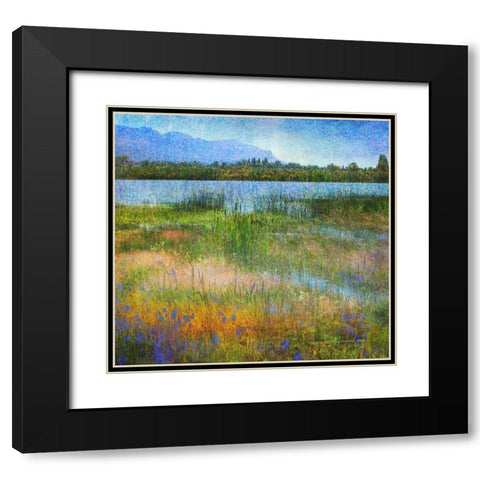 Lake Near Mesa Verde Black Modern Wood Framed Art Print with Double Matting by Vest, Chris