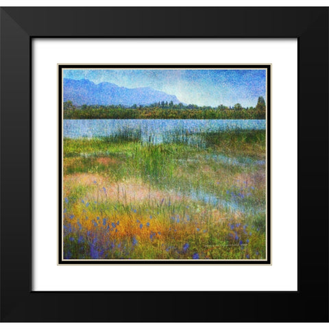 Lake Near Mesa Verde Black Modern Wood Framed Art Print with Double Matting by Vest, Chris