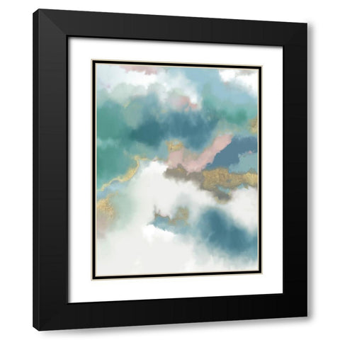 Stormy Clouds I Black Modern Wood Framed Art Print with Double Matting by Schlotzhauer, Jim