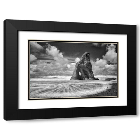Preservation Black Modern Wood Framed Art Print with Double Matting by Frates, Dennis