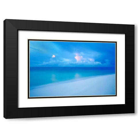 Rays Black Modern Wood Framed Art Print with Double Matting by Frates, Dennis