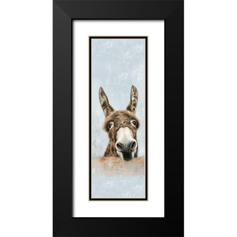 The DonkeysÂ  Black Modern Wood Framed Art Print with Double Matting by Perejopgina, Dina