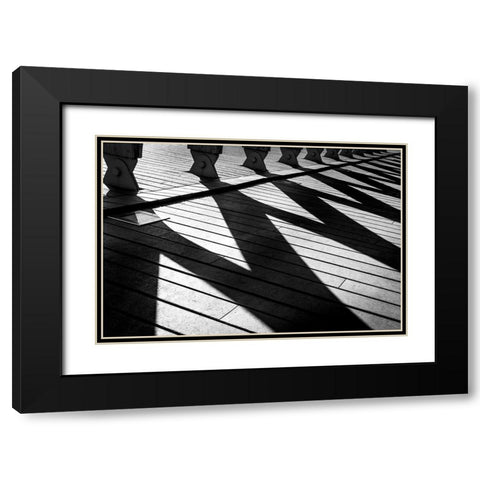 Afternoon Lines  Black Modern Wood Framed Art Print with Double Matting by Kirshner, Dmitry
