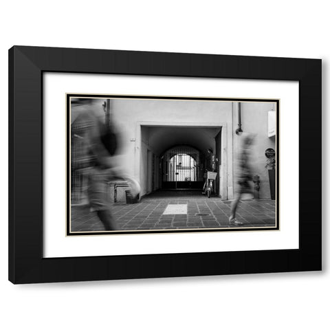 Passing By  Black Modern Wood Framed Art Print with Double Matting by Kirshner, Dmitry
