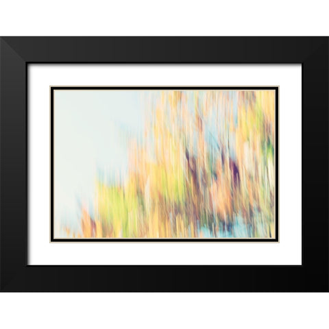 Back to September II  Black Modern Wood Framed Art Print with Double Matting by SD Enterprises