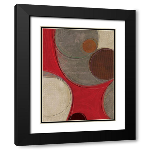 Evolution I Black Modern Wood Framed Art Print with Double Matting by Varrasso, Enrico