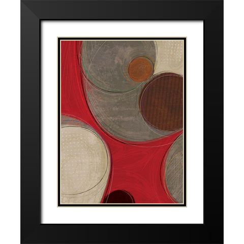 Evolution I Black Modern Wood Framed Art Print with Double Matting by Varrasso, Enrico