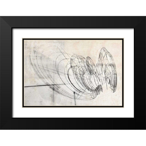 Traipse I Black Modern Wood Framed Art Print with Double Matting by Varrasso, Enrico