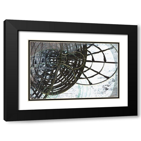 Discovery III Black Modern Wood Framed Art Print with Double Matting by Varrasso, Enrico