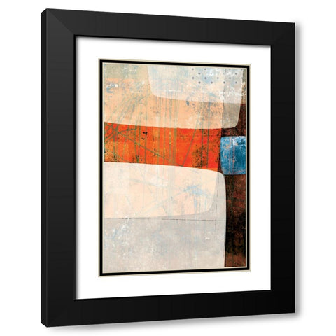 Vegabond III Black Modern Wood Framed Art Print with Double Matting by Varrasso, Enrico