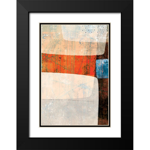 Vegabond III Black Modern Wood Framed Art Print with Double Matting by Varrasso, Enrico