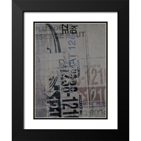 Greek to me XX Black Modern Wood Framed Art Print with Double Matting by Varrasso, Enrico