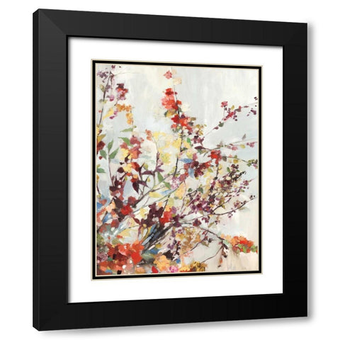 Early Bloom I Black Modern Wood Framed Art Print with Double Matting by K, Ella