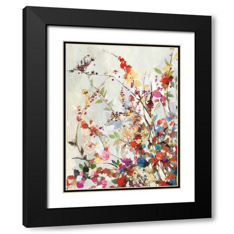 Early Bloom II Black Modern Wood Framed Art Print with Double Matting by K, Ella