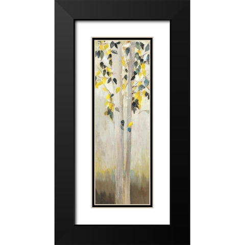 Walking Through Trees II Black Modern Wood Framed Art Print with Double Matting by K, Ella