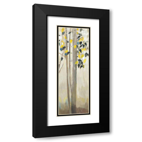 Walking Through Trees III Black Modern Wood Framed Art Print with Double Matting by K, Ella