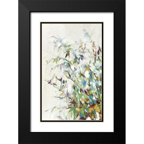 Early Blossom Black Modern Wood Framed Art Print with Double Matting by K, Ella