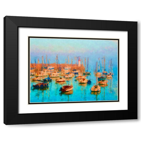 Brithar Black Modern Wood Framed Art Print with Double Matting by Shafer, E.M.