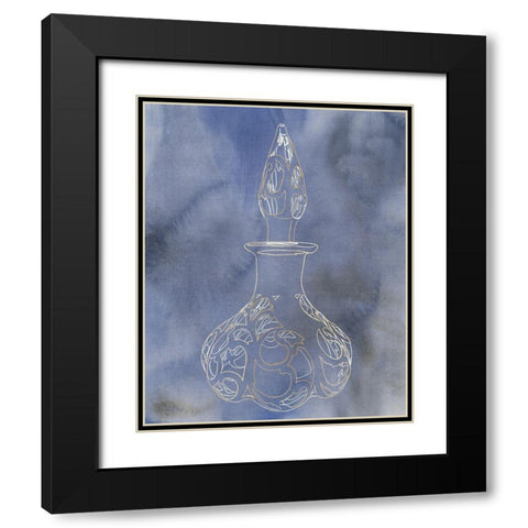 Antique Perfume Bottle III Black Modern Wood Framed Art Print with Double Matting by Sparler, Erin