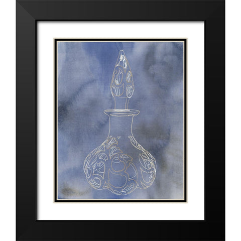 Antique Perfume Bottle III Black Modern Wood Framed Art Print with Double Matting by Sparler, Erin