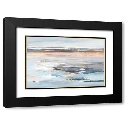 Beyond the Sea Black Modern Wood Framed Art Print with Double Matting by Lera