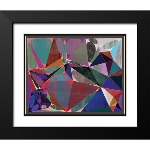 Starry Autumn Black Modern Wood Framed Art Print with Double Matting by Varrasso, Enrico
