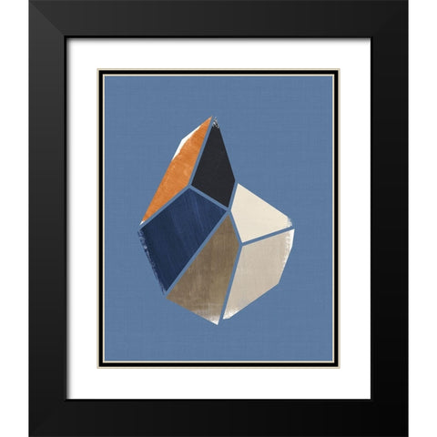 Moon Crystal I Black Modern Wood Framed Art Print with Double Matting by Leonard, Sarah