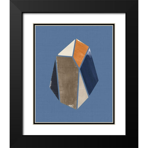 Moon Crystal II Black Modern Wood Framed Art Print with Double Matting by Leonard, Sarah