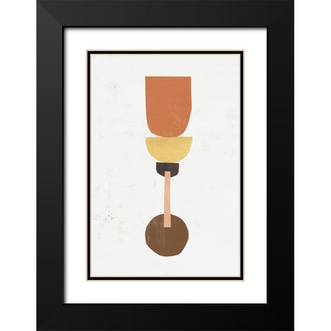 Magnitude of Balance II Black Modern Wood Framed Art Print with Double Matting by Leonard, Sarah