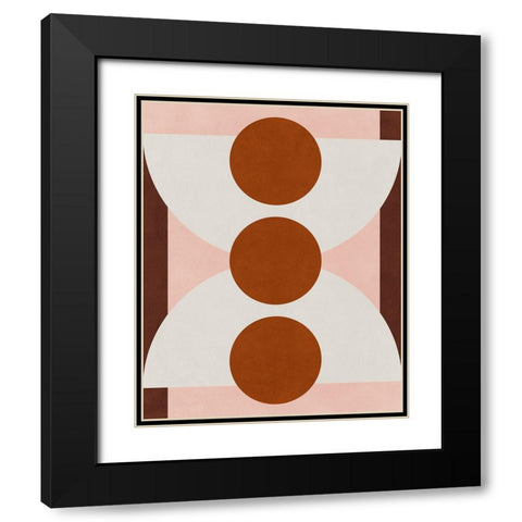 Echo of Love II  Black Modern Wood Framed Art Print with Double Matting by Leonard, Sarah