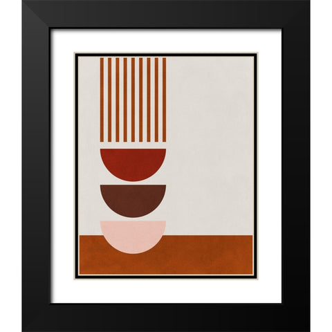 Echo of Love IV Black Modern Wood Framed Art Print with Double Matting by Leonard, Sarah