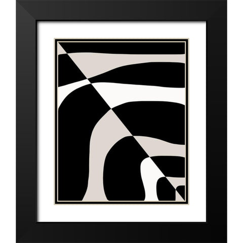Elegance of Creation  Black Modern Wood Framed Art Print with Double Matting by Leonard, Sarah