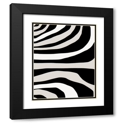 Painted Memory  Black Modern Wood Framed Art Print with Double Matting by Leonard, Sarah