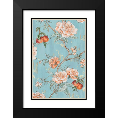 The Tree of Life III  Black Modern Wood Framed Art Print with Double Matting by Watts, Eva
