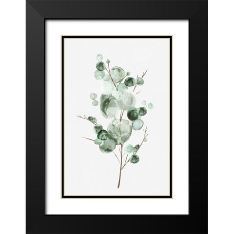 Tender Sprout I Black Modern Wood Framed Art Print with Double Matting by Watts, Eva