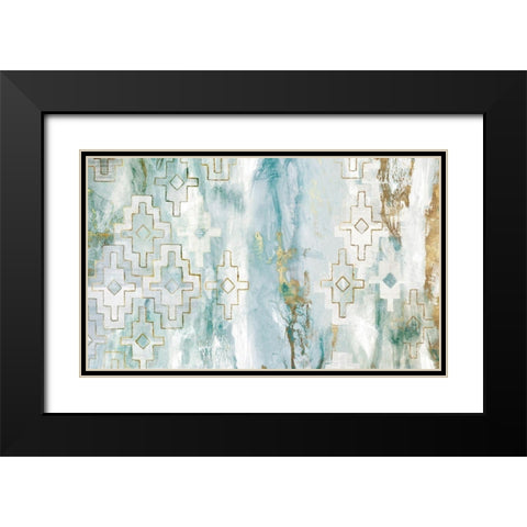 Escaping the Universe III  Black Modern Wood Framed Art Print with Double Matting by Watts, Eva