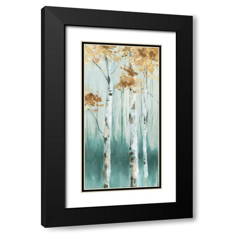 Birch Ale II  Black Modern Wood Framed Art Print with Double Matting by Watts, Eva
