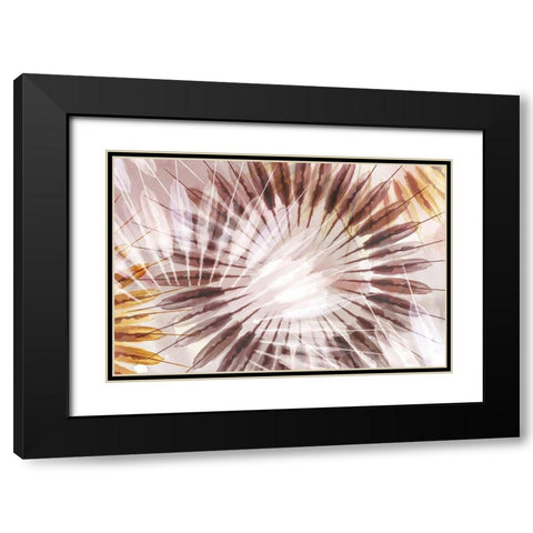 Dance of the Rays II Black Modern Wood Framed Art Print with Double Matting by Watts, Eva